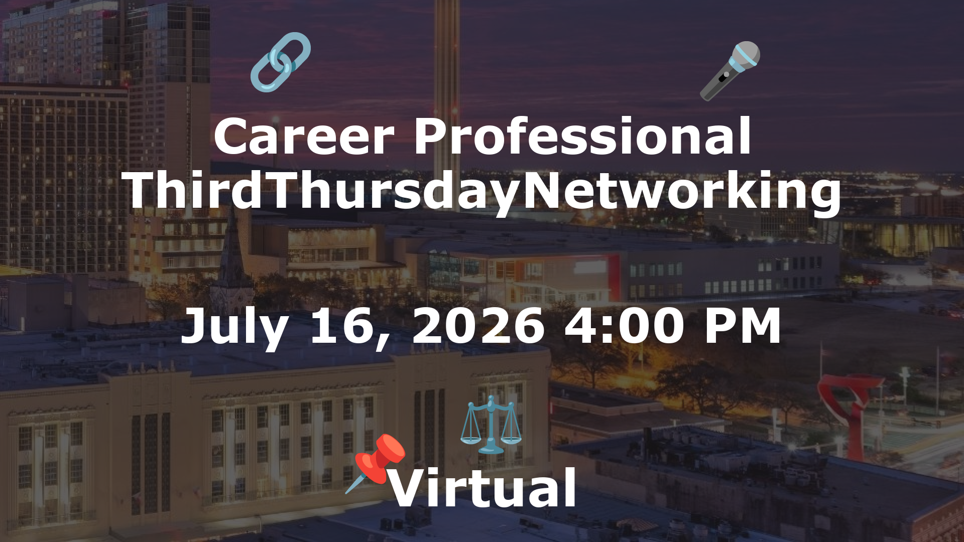 Career Professional ThirdThursdayNetworking  event image